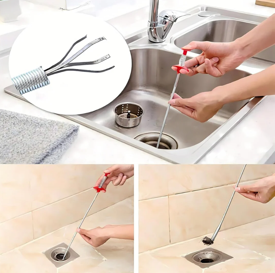 Desatascador de desagües y tuberías