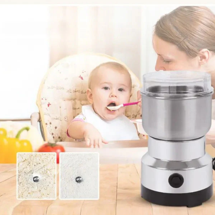 Molino Eléctrico Multifunción - Café, Especias y Semillas en 10 Segundos