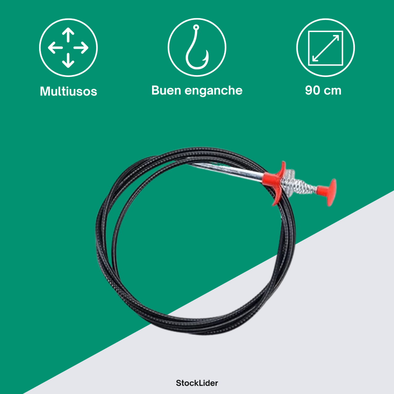 Desatascador de desagües y tuberías